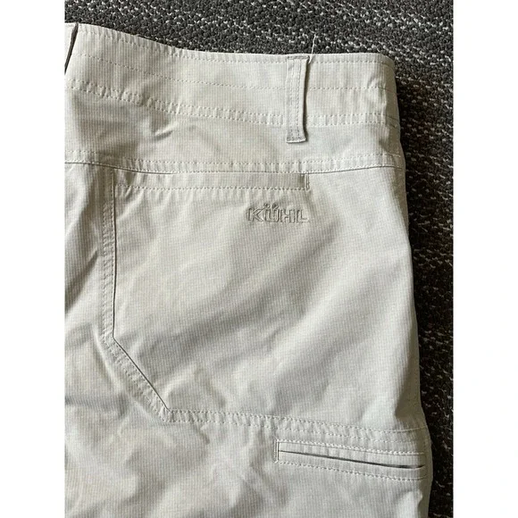 KÜHL Men's Shorts Size 42 Beige Khaki Ripstop Hiking Outdoor Travel - Picture 10 of 14